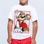 T-Shirt Blanc Super Mario