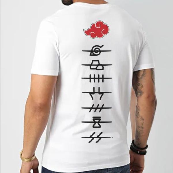 t shirt unisex Blanc Itachi Uchiha Otaku